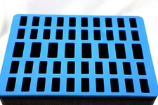 Precut 48 knife Collector foam Blue Topper insert for Harbor Freight Apache 3800