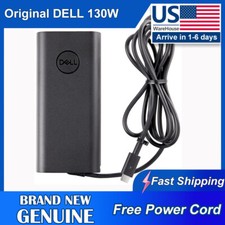 Dell 450AHOM USB-C 130W AC Adapter Power Cord Original Charger- United States