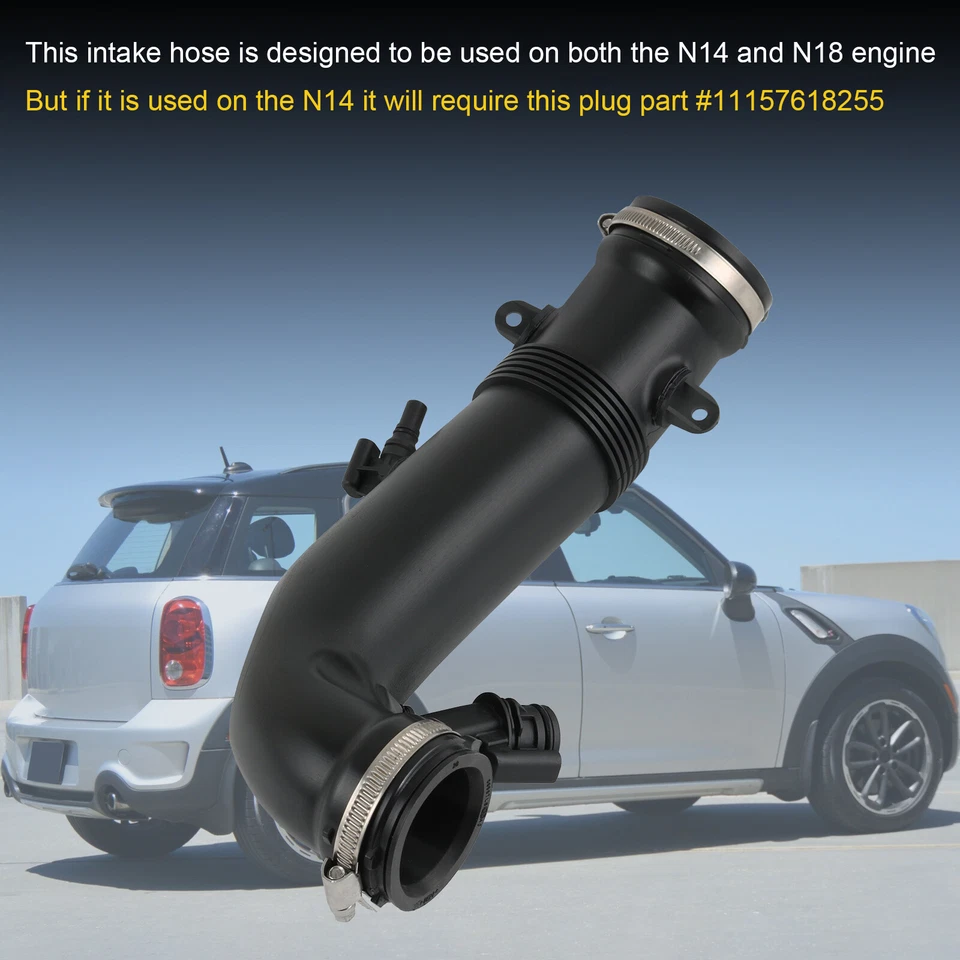 Air Duct Intake Boot Fit 2010-2015 Mini Cooper Countryman Paceman 13717627501 - Image 3 of 4