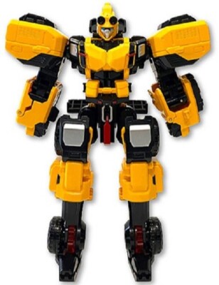 Metal Cardbot DEXTER Yellow Power Shovel Drill Transforming Robot