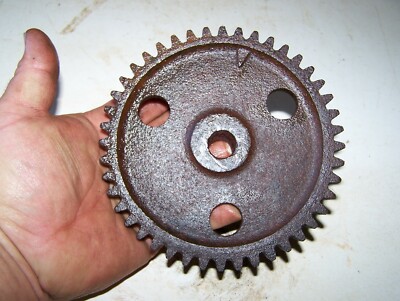 1 1/2 2hp HERCULES ECONOMY Hit Miss Gas Engine Cam Gear Steam Tractor Oiler 