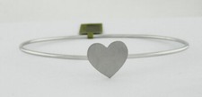 HEART BANGLE .925 Sterling Silver  NEW WITH TAG