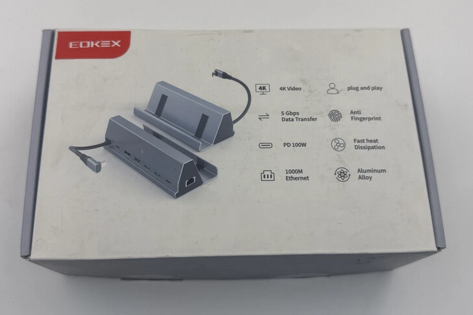 EOKEX Docking Station for Steam Deck, 4K@60Hz HDMI 2.0 Steam Deck Console