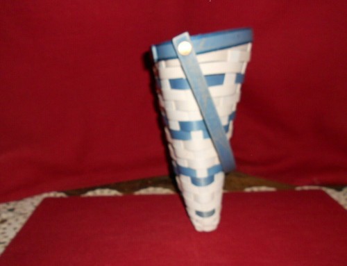 Longaberger 2021 BLU/BIANCO NATALE BSKT con PROT! NUOVO! COMPRALO SUBITO! OFFERTA! - Foto 4 di 7