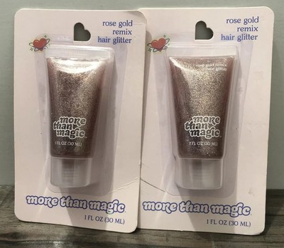 2 Pack Of More Than Magic Rose Gold Remix Hair Glitter 1 Fl Oz Each Ebay
