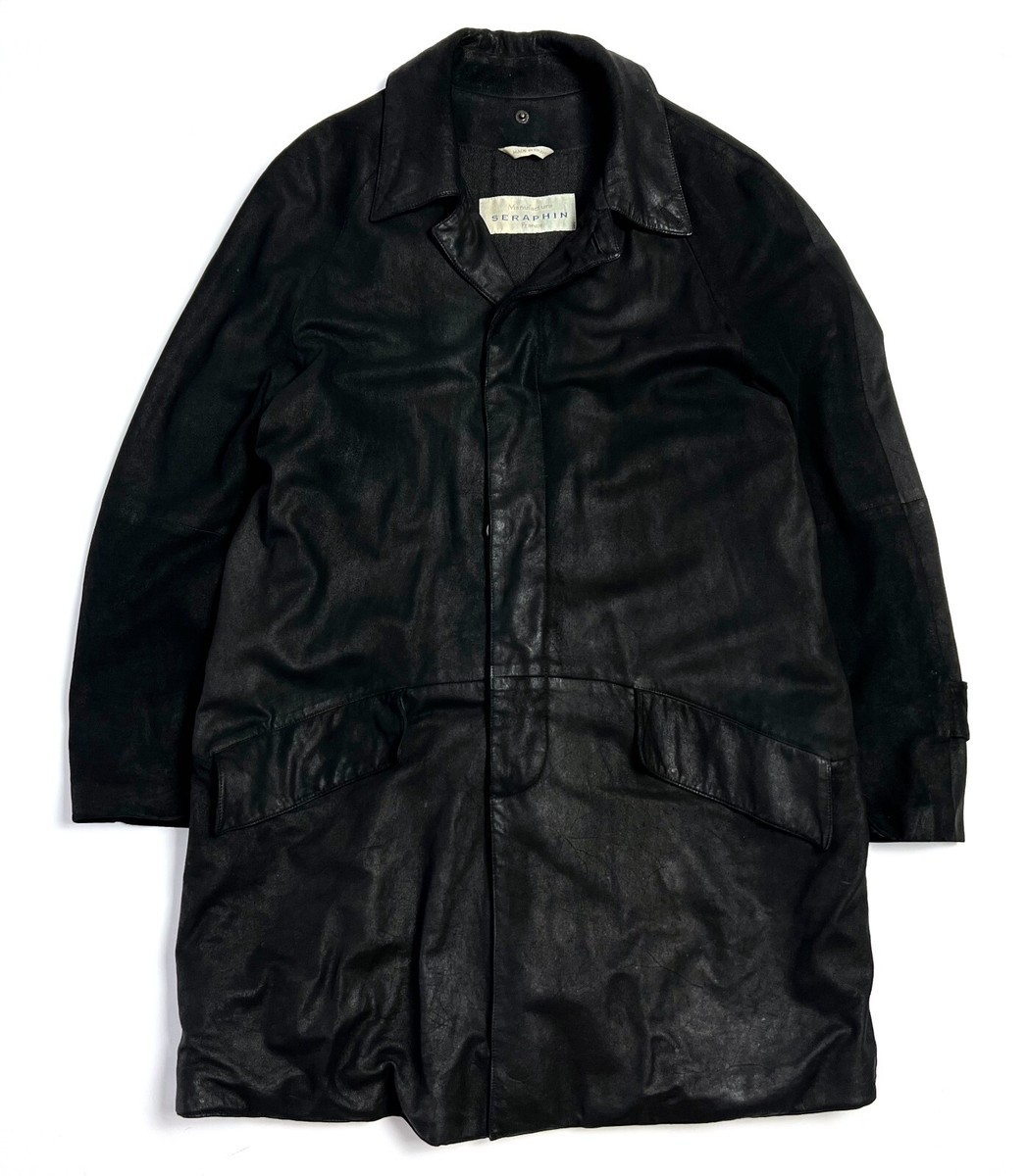 HERMES　TOPCOAT　giftset hermes-men-s-long-fur-lamb-