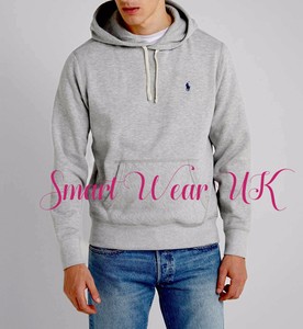 grey polo pullover hoodie