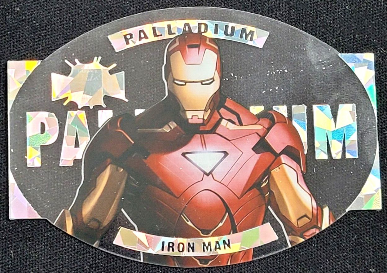 2022 UPPER DECK MARVEL METAL UNIVERSE SPIDER-MAN - IRON MAN PALLADIUM #17