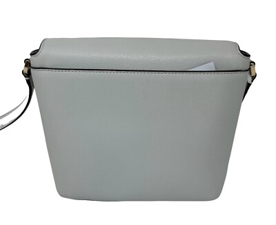 Kate Spade Emmie Flap Pebble Leather Crossbody Bag Quill