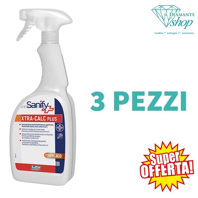 Sutter Xtra-Calc Plus 750ml: Il Segreto per Bagni da Social (3 Pz)