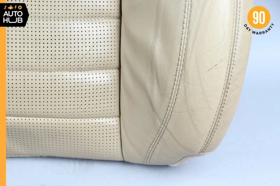 07-11 Mercedes W164 ML63 AMG Front Left Driver Top Upper Seat Cushion Beige OEM - Image 4 of 4