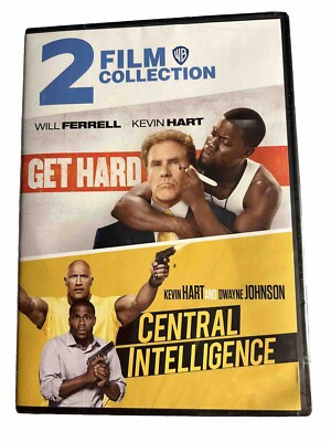 Get Hard & Central Intelligence , New Sealed DVD ( 2 Film Collection )