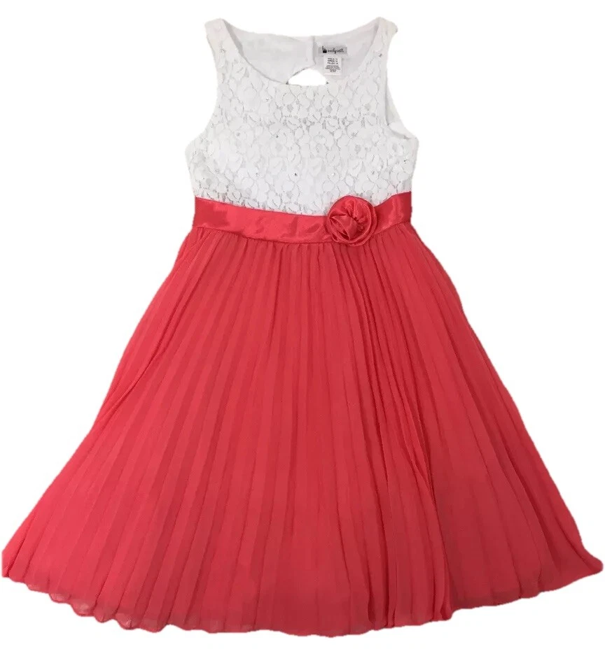 Robe Fille Fantaisie EMILY WEST Noir Et Blanc à Motifs Fleuris - Taille 14 - Occasion Très Bon état