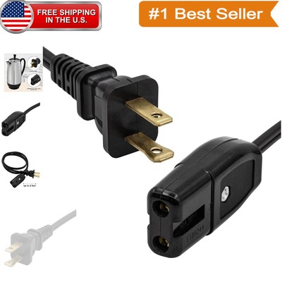 1/2 Inch 2ft Coffee Percolator Replacement Cord for Presto Models - Easy Connect