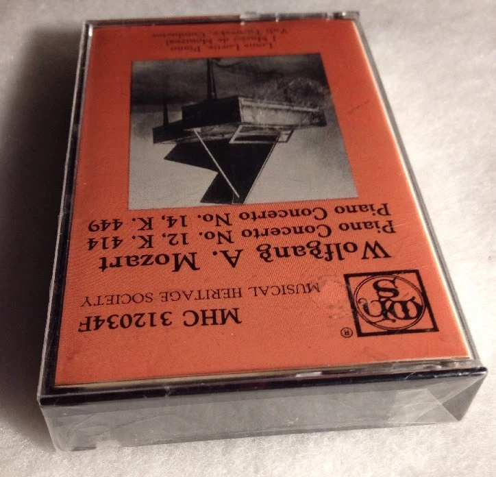 Mozart Cassette Tape MHS Louis Lortie Piano Concerto No 12 New Sealed Rare - Image 3 of 4
