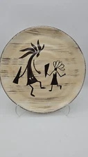 Tabletops Unlimited Koko Guy Kokopelli Hand Painted Dinner Plate 11" Southwest 