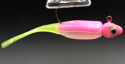 BackLash Pêche Crappie Attaché à La Main 1/16 Once Rose Et Bleu