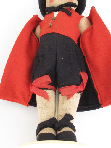 Antique Gerbruder Bing Cloth Boy Doll Original Clothes Painted Face Exc. c. 1920 - Picture 7 of 9