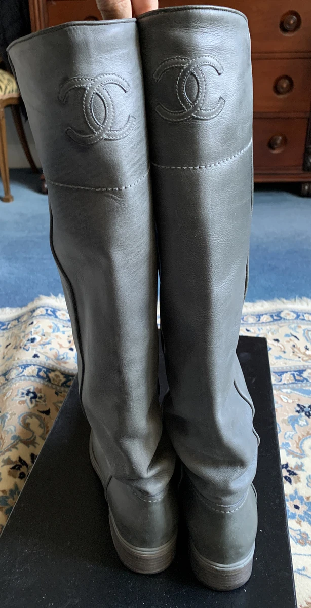 Chanel hotsell equestrian boots