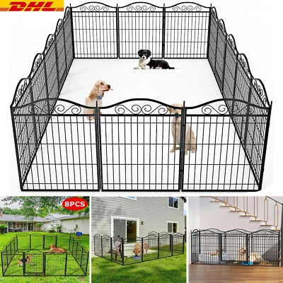 BINGOPAW XXL Welpenlaufstall Welpenauslauf Freilaufgehege Tierlaufstall Hunde Laufstall