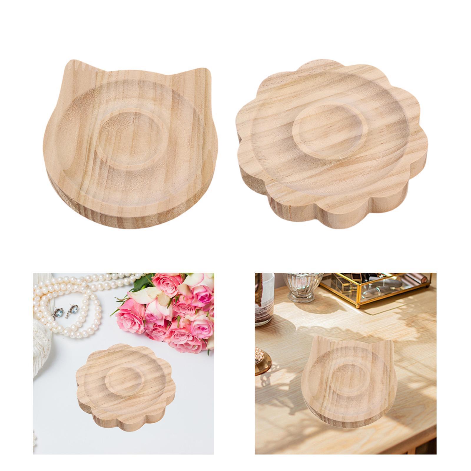 Elegant Jewelry Display Tray Bracelet Stand for Earrings Necklaces Trinkets Women Gift-image