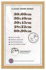 30x60cm | 30x40cm | 30x45cm | 28x22cm | 60x90cm Poster Photo Frame | Oak