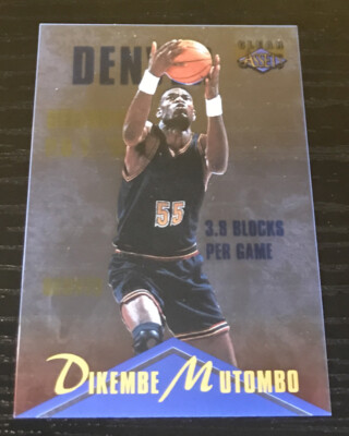 1996 Classic Clear Assets Dikembe Mutombo 