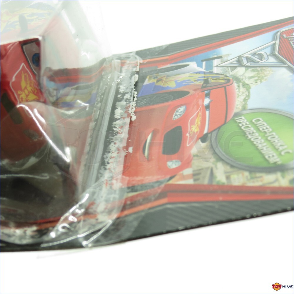 Disney Pixar Cars 2 Russian Racer Super Chase Vitaly Petrov opened