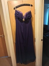 Long Purple Evening Party Ball Gown Formal Bridesmaid Prom Dresses
