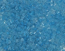 Vintage Medium Turquoise Blue Lined Glass Beads 9/0 2 Cut Toho Japan BW1-74