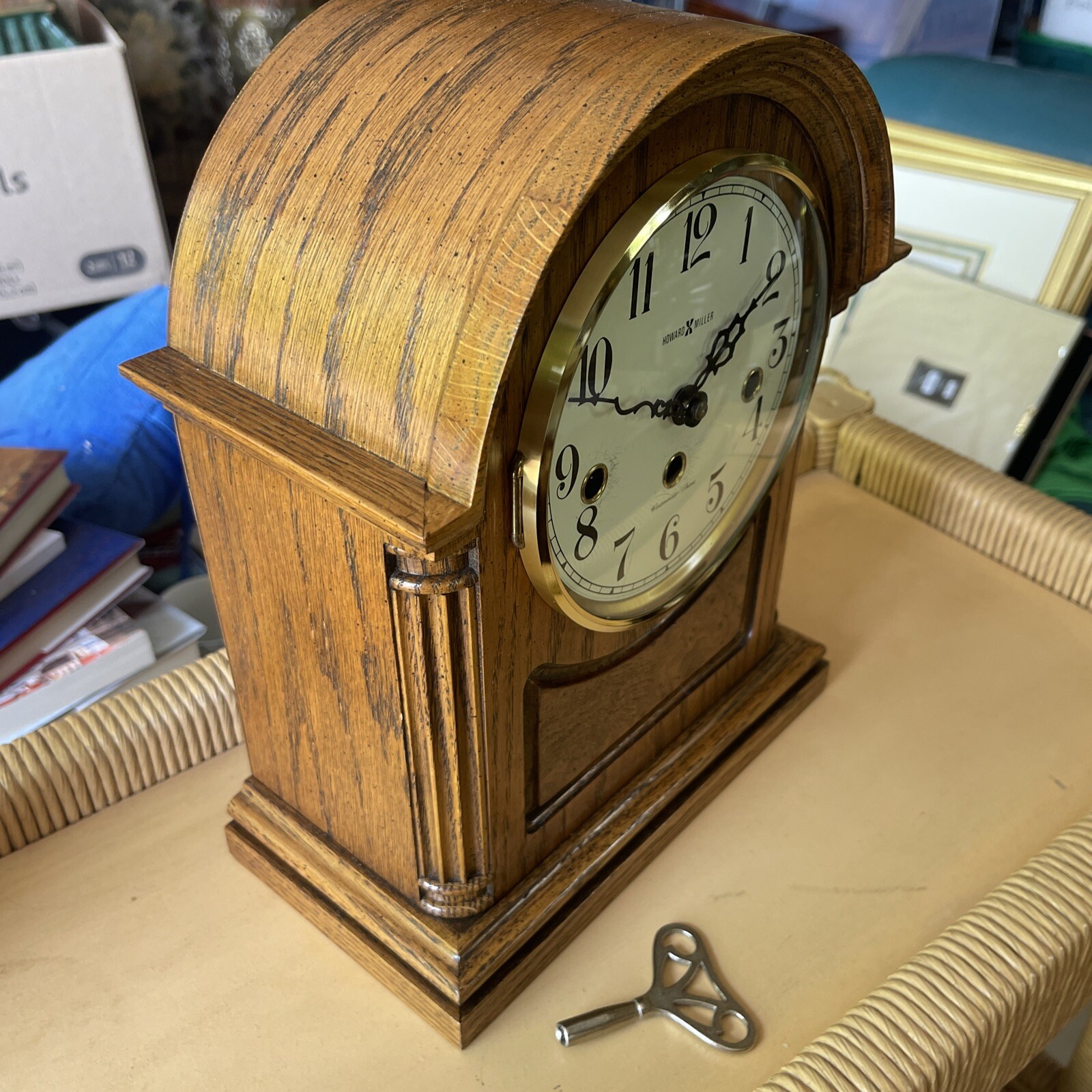 Howard Miller Barrister Mantel Clock with German Westminster Chime