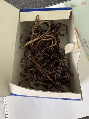 MUSTAD 8/0 CLASSIC SALTWATER TREBLE HOOK - BRONZE - 50PCS