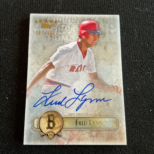 2013 Topps Five Star Auto Fred Lynn #FSBA-FL #337/353