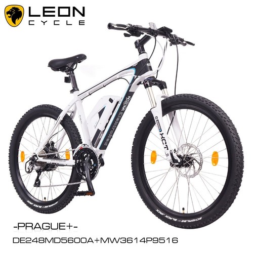 NCM Prague+ 26" E-MTB,Mountainbike,E-Bike,36V 14Ah Panasonic Akku,matt weiß