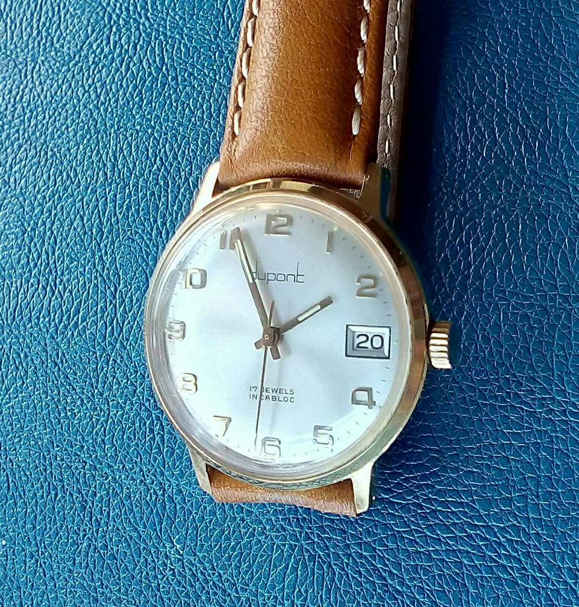 Dupont Vintage Gents Manual Wind Watch. Swiss 17Jewels  display picture 2