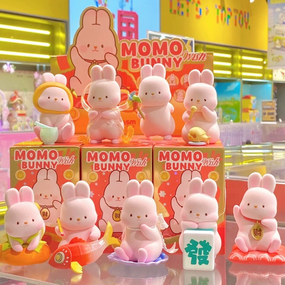 Funsm Momo Rabbit Wish Series Blind Box Confirmed Figures Toys | eBay