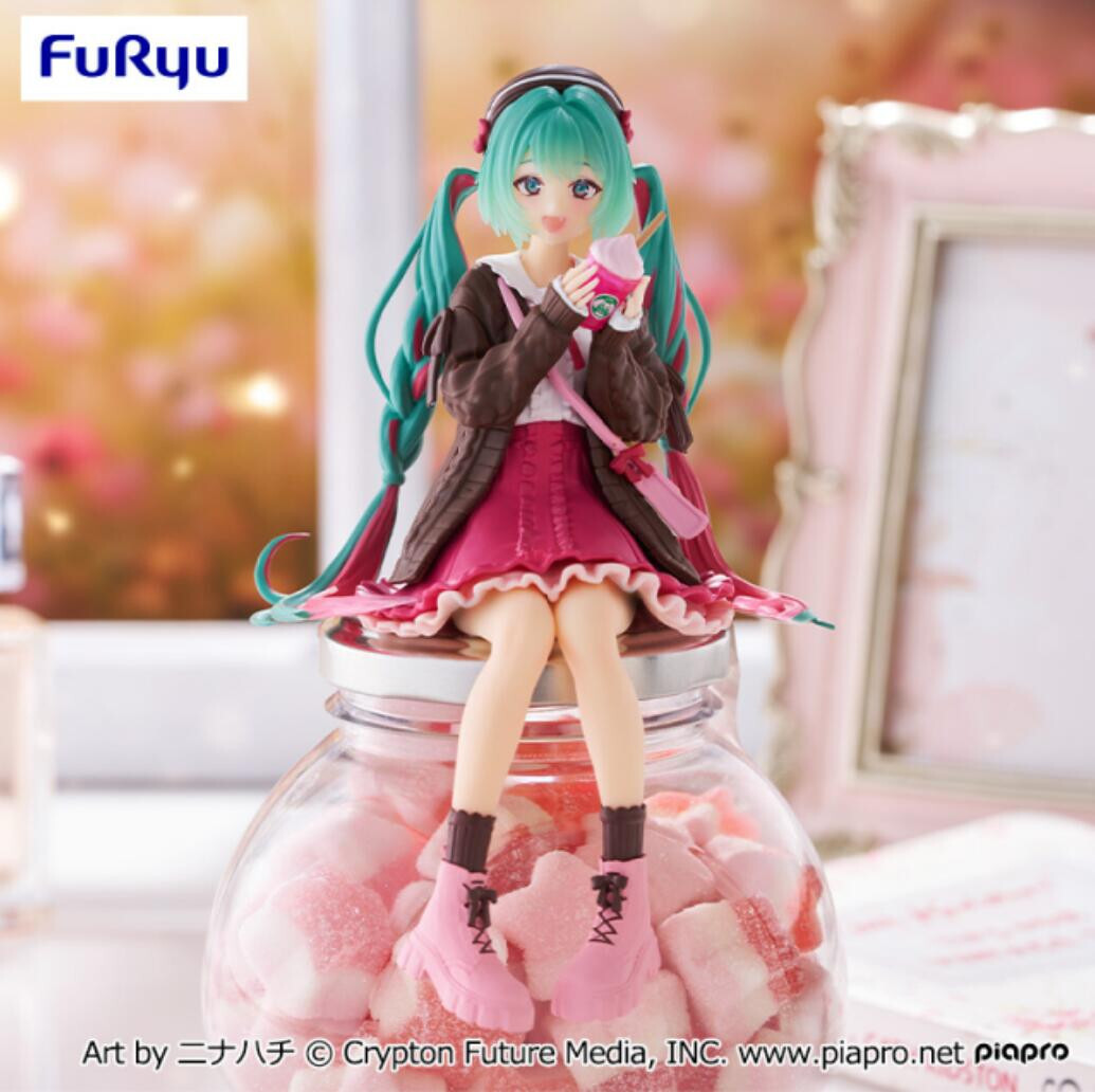Japan Authentic Hatsune Miku Noodle Stopper Figure Autumn Date
