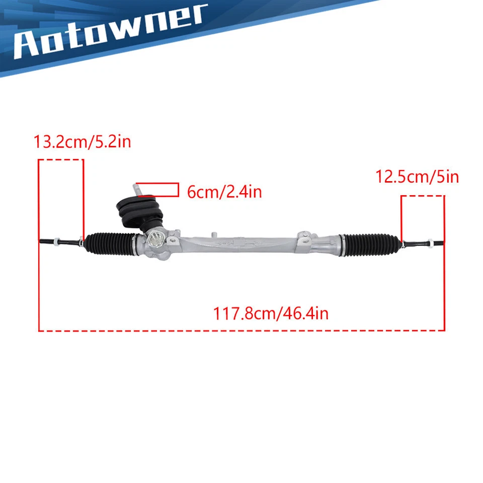 For Nissan Sentra 2017-2019 Electronic Power Steering Rack and Pinion Assembly - Image 2 of 4