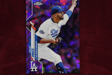 2020 Topps Chrome David Price Purple Cracked Ice 1/10 Los Angeles Dodgers #U100