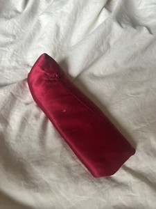 Red Silk Eye Pillow Yoga Meditation