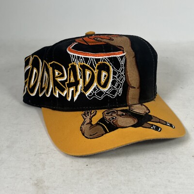Vintage CU Boulder Buffs Dunk Man Top of the World Snapback Hat 90 s Colorado