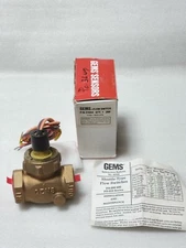 GEMS SENSORS 27054 FS-200 Series, Brass - 3 GPM Straight-Through Flow Path, NOS