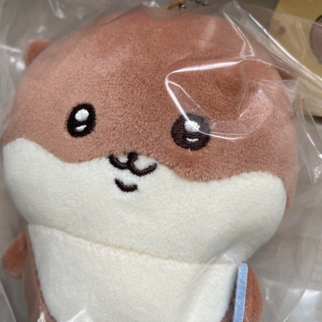 Chiikawa Nagano plush key-chain Kawauso (Otter) kuji D prize