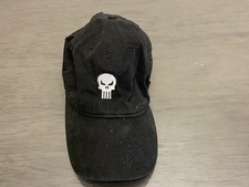 The Punisher Marvel Baseball Cap Mens One Size Black Ball Cap