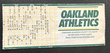 1986 METS STAR! 5/14/93 A'S/MARINERS TICKET STUB-WALLY BACKMAN'S LAST MLB GAME