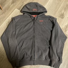 Milwaukee M12 Heated Hoodie Jacket Mens 2XL Gray Full Zip Workwear No Battery