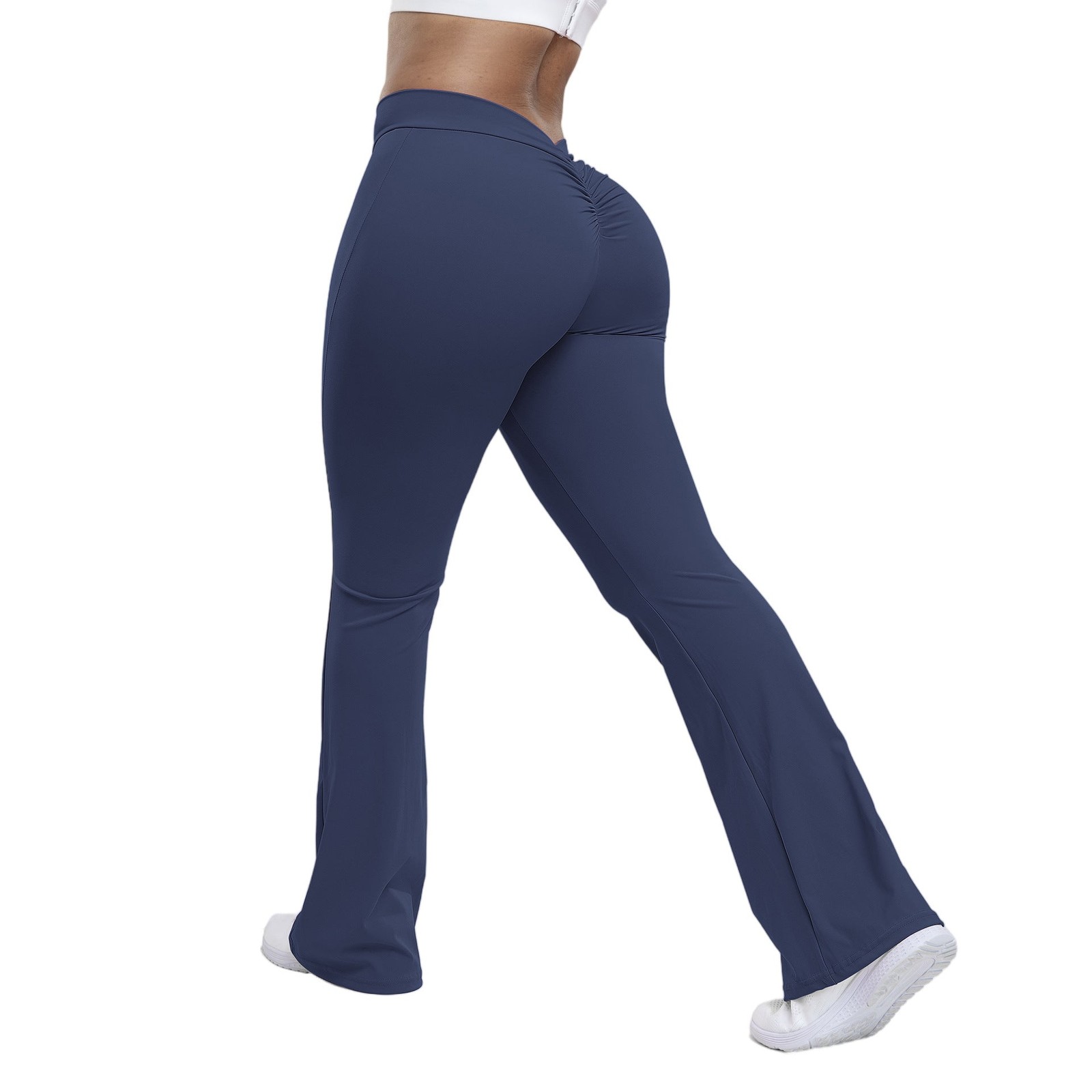 Flared Yoga Pants for Women – Scrunch Butt Lift High Waist Leggings-image
