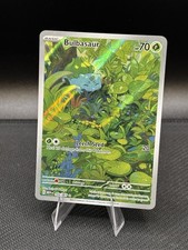 Pokemon TCG Bulbasaur 166/165 Sv: Scarlet & Violet 151 Holo IR Full Art on eBay