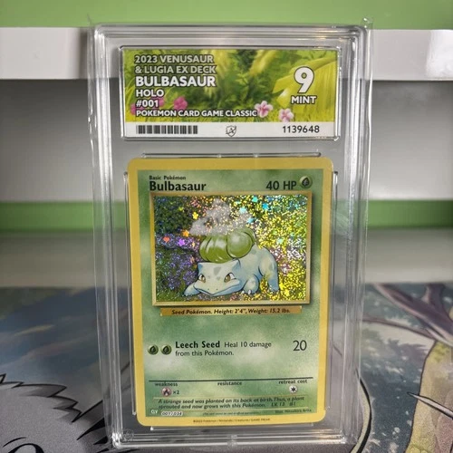 Bulbasaur 001/034 ACE graded card