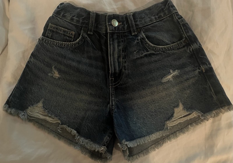 Two Pairs Of Zara Jean Shorts Size 11/12 Years
